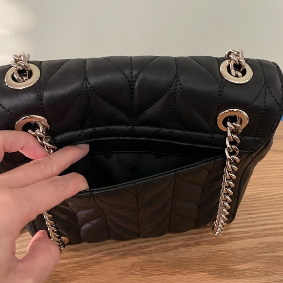 Kate Spade Black Quilted Crossbody Bag - Picture 3 of 6